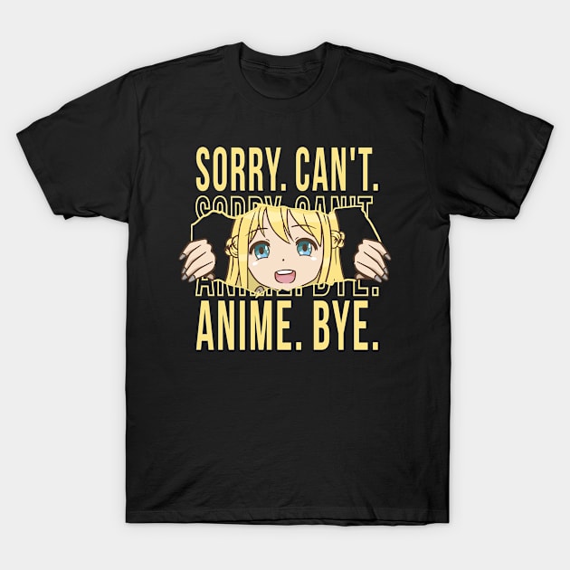 Funny Anime design T-Shirt by TahudesignsAT